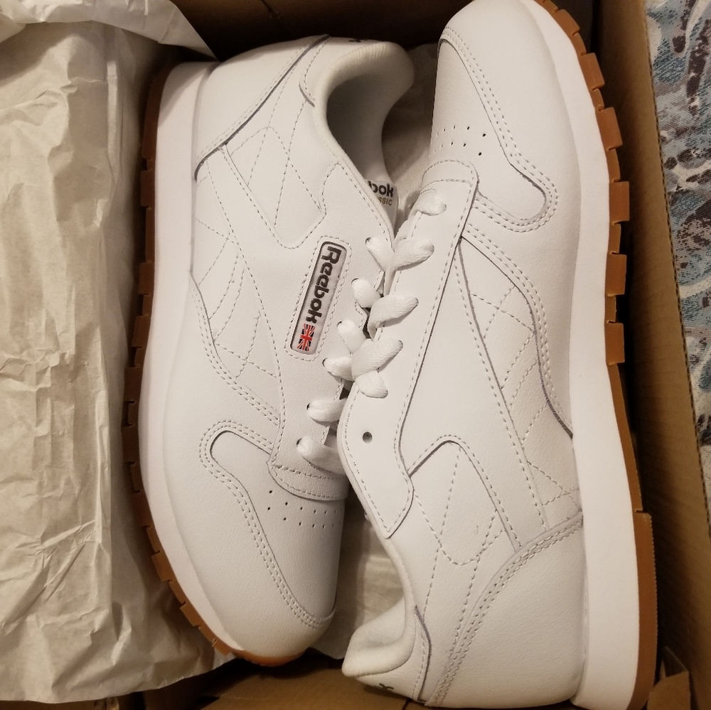 Reebok Classic Leather Junior Sneaker Big Kid 5